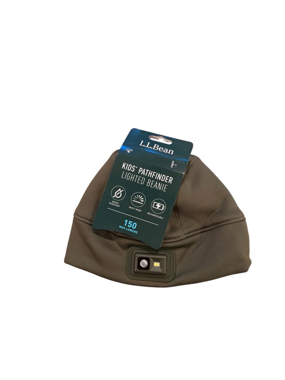L.L.Bean Kids Pathfinder II Rechargeable Lighted Beanie NWT